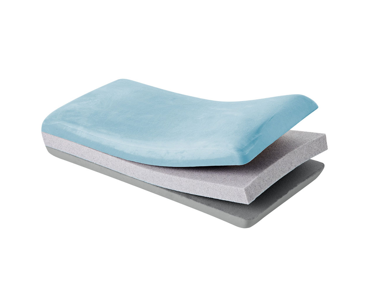 Pack 2 Almohadas VISCOELÁSTICA con funda de Grafeno de 70 cm